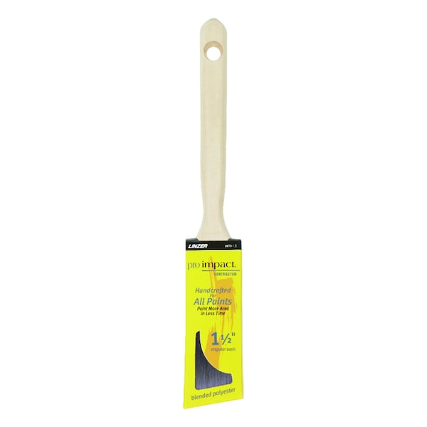 Linzer Pro Impact 11/2 in. Angle Trim Paint Brush 2870 PIC 0150 Zoro